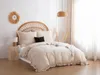 Bettwäsche-Set 220x200 cm Baumwollsatin mit Rüsche, Produktbild-Vorschau 2