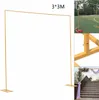 3*3m Svatební oblouk Party Flower Rack Dveřní stojan Pozadí Náhled obrázku produktu 4