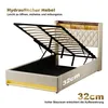okwish Polsterbett 140×200 Jugendbett mit LED-Beleuchtung, Produktbild-Vorschau 9