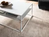 Couchtisch FineBuy Sofatisch 100 cm Weiß Metall Produktbild-Vorschau 4