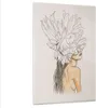 Bilder auf glas - Einteilig - Mode Frau Zeichnung - Produktbild-Vorschau 1