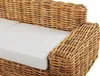 BELIANI Sofa ogrodowa naturalna rattanowa 3-osobowa kanapa Podgląd zdjęcia produktu 6