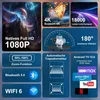 Projektor, Beamer, 4K 1080P Android 11 200 ANSI, Tragbarer Produktbild-Vorschau 6