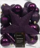 Weihnachtskugeln Kunststoff mit Christbaumstern 33er Set - Produktbild-Vorschau 2