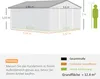Domek narzędziowy metalowy Outsunny 26,2 m³, 340 x 386 x Podgląd zdjęcia produktu 3