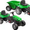 MalPlay Veľký traktor s prívesom XXL pedálové vozidlo Náhľad obrázku produktu 9