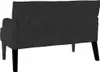 vidaXL Canapé Chesterfield Schwarz 112 x 65.5 x 75 cm Samt Voir les images du produit 6