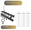LOFT Doppelte Gardinenstange 19 mm Länge 120 cm Schwarz Produktbild-Vorschau 9