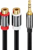 deleyCON 1m Stereo Audio Cinch auf Klinke Kabel 3,5mm - Produktbild-Vorschau 4