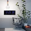 Digitální nástěnné hodiny 12/24 Hodiny Digitální domácí Náhled obrázku produktu 2