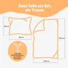 Kinderbettwäsche Set 2-teilig für Mädchen 135x200 80x80 cm Produktbild-Vorschau 6