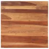 vidaXL Tischplatte Massivholz Palisander 25-27 mm 80×80 cm Produktbild-Vorschau 6