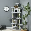 PAWHUT kattenboom met krabpaal en rustplaats D30-023V01 - Productafbeelding-voorbeeld 4