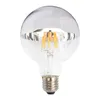 LED Filament Globe G95 6W = 60W E27 Kopfspiegel silber Produktbild-Vorschau 1
