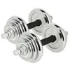 HMS STC21 2x10kg činky v chrómovom puzdre Náhľad obrázku produktu 4