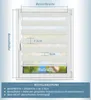 Diagram showing how to measure a window for a roller blind, with dimensions and instructions. Produktbild-Vorschau