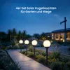 LED Solar Wegleuchte 'Globus' - warmweiße LED - H: 27cm - Produktbild-Vorschau 5