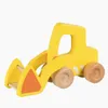 Goki -Pelle en bois avec godet jaune Voir les images du produit 2