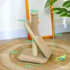 PawHut Tiragraffi a colonna da 54 cm Tiragraffi in sisal Anteprima dell’immagine prodotto 3