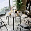 Tavolo da pranzo rotondo FATIVO 80x80 cm: tavolo da cucina Anteprima dell’immagine prodotto 2