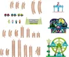 LUPILU® Holzschienenbahn Freizeitpark Geisterbahn Licht Produktbild-Vorschau 2
