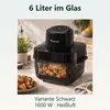 TurboTronic Glas-Heißluftfritteuse 6 l – AFG6 – Airfryer Produktbild-Vorschau 2