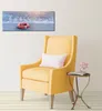 Wallario Premium Leinwandbild Rettungsring am Strand bei Produktbild-Vorschau 4