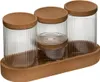 4er-Set Organizer aus Glas mit Korkhalter Produktbild-Vorschau 1