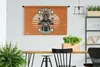 MuchoWow® Wandteppich Wandbehang Motorrad - Skelett - Produktbild-Vorschau 2