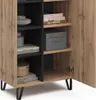 Kommode Vicco Amber Eiche Wotan 35 x 110 cm mit 1 Tür, Produktbild-Vorschau 6