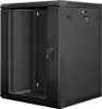 Lanberg WF01-6615-10B Armadio rack 15U a parete Nero Anteprima dell’immagine prodotto 2
