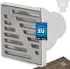KOTARBAU® podlahový odtok 50 mm odtoková mriežka 100 x 100 Náhľad obrázku produktu 1