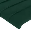 vidaXL Čelo postele s ušima tmavě zelené 163x16x118/128 cm Náhled obrázku produktu 5
