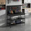 HOMCOM Werkbank 122 x 61 x 156 cm Arbeitstisch mit Produktbild-Vorschau 2
