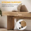 Banco d'ingresso in legno lungo 120 cm, panche da interno Anteprima dell’immagine prodotto 5