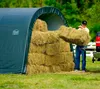 ShelterLogic Folien Weidezelt Zeltgarage Run-In-Shed Grün Produktbild-Vorschau 8