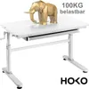 HOKO Kinderschreibtisch 100x60 cm höhenverstellbar mit Produktbild-Vorschau 11