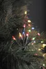 A close-up shot of colorful LED lights on a Christmas tree. Produktbild-Vorschau