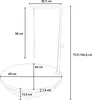 drehbarer Trimmtisch 60cm für Hunde, Katzen und Haustiere Produktbild-Vorschau 14