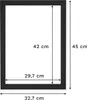 RAWWEST.BIS Holz Bilderrahmen 29,7x42 cm Plexiglas Poster Produktbild-Vorschau 3