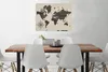 MuchoWow® Poster Weltkarte - Holz - Vintage 80x60 cm - Produktbild-Vorschau 2