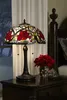Lampe de table, verre Tiffany, métal, bronze, H 58,4 cm Voir les images du produit 6