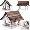 KADAX Vogelhaus zum Aufhängen, Vogelfutterhaus aus Holz, Produktbild-Vorschau 1