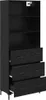 Maison Exclusive - Highboard Schwarz Eichen-Optik 69,5 x 34 Produktbild-Vorschau 5