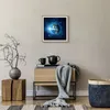 Gerahmtes Poster - Rahmen in heller Eiche - Erde Universum Produktbild-Vorschau 7