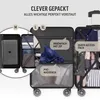 DEUBA® TRAVEL Koffer Set 3tlg 55x40x20 Sicherer Stauraum Produktbild-Vorschau 3