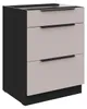 Küchen Unterschrank 60 cm Küche ARONA Kaschmir beige matt + Produktbild-Vorschau 1