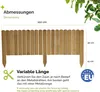 Garronda Beeteinfassung Holz Rollzaun Gartenzaun Produktbild-Vorschau 2