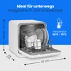 Bomann® Tischgeschirrspüler mit Tank | mit und ohne Produktbild-Vorschau 4