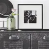 Cadre en bois Henzo Violet 30 x 30 cm, noir, avec Voir les images du produit 3